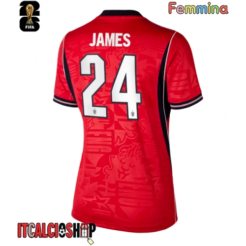 Inghilterra Reece James #24 Seconda Maglia Femmina Mondiali 2026 Manica Corta